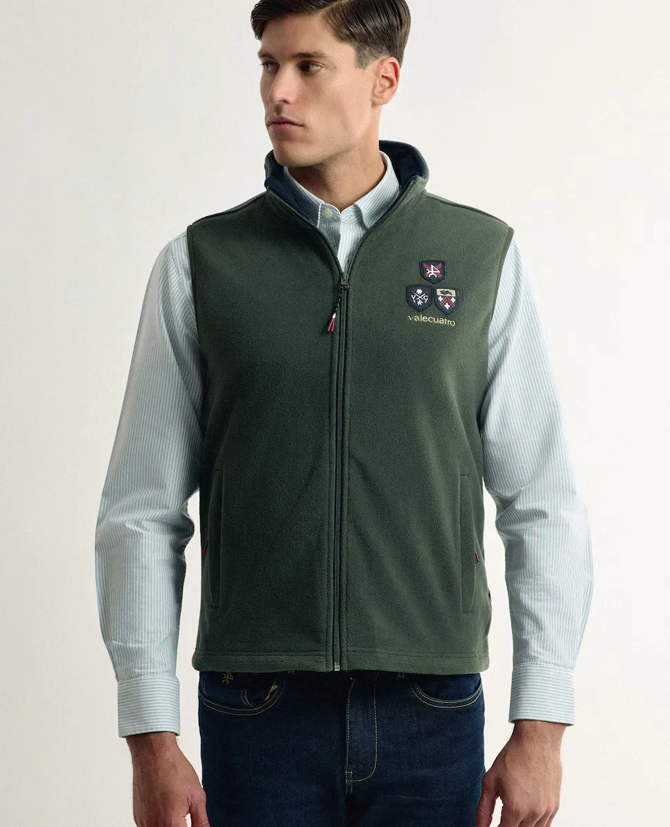 Мужской флисовый жилет цвета хаки Valecuatro, цвет Kaki
Мужской флисовый жилет цвета хаки Valecuatro, цвет Kaki