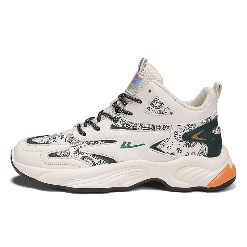 WARRIOR Кроссовки мужские высокие повседневные с амортизацией бежево-зеленые, цвет Beige Green
WARRIOR Кроссовки мужские высокие повседневные с амортизацией бежево-зеленые, цвет Beige Green