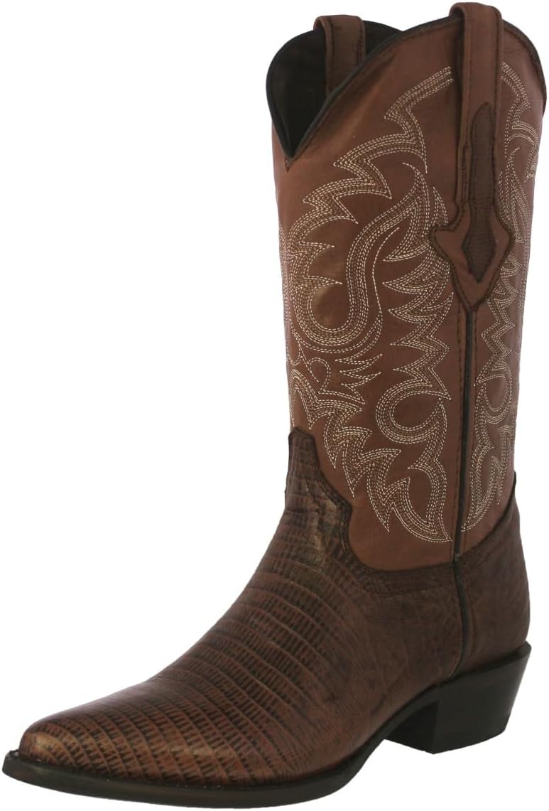 Мужские коричневые западные ковбойские сапоги Texas Legacy из кожи с тиснением под ящерицу Teju, носок J
Мужские коричневые западные ковбойские сапоги Texas Legacy из кожи с тиснением под ящерицу Teju, носок J