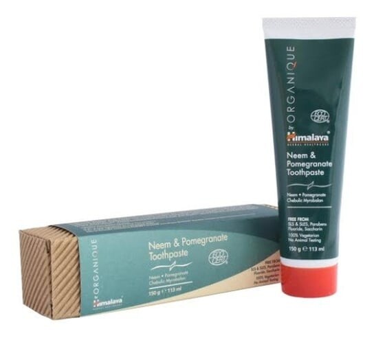 Органическая зубная паста с нимом и гранатом, 150 г Himalaya Herbals, Organique Neem & Pomegranate
Органическая зубная паста с нимом и гранатом, 150 г Himalaya Herbals, Organique Neem & Pomegranate