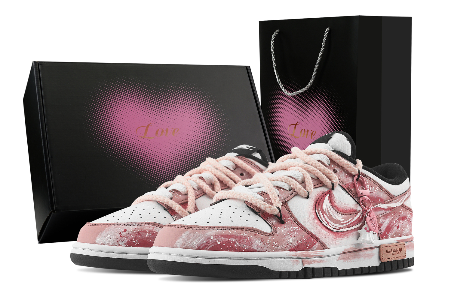 Nike Данк Хартбит Глазурь, противоскользящие устойчивые к истиранию низкие скейтерские кроссовки унисекс в сердечках - розовые, цвет Pink
Nike Данк Хартбит Глазурь, противоскользящие устойчивые к истиранию низкие скейтерские кроссовки унисекс в сердечках - розовые, цвет Pink