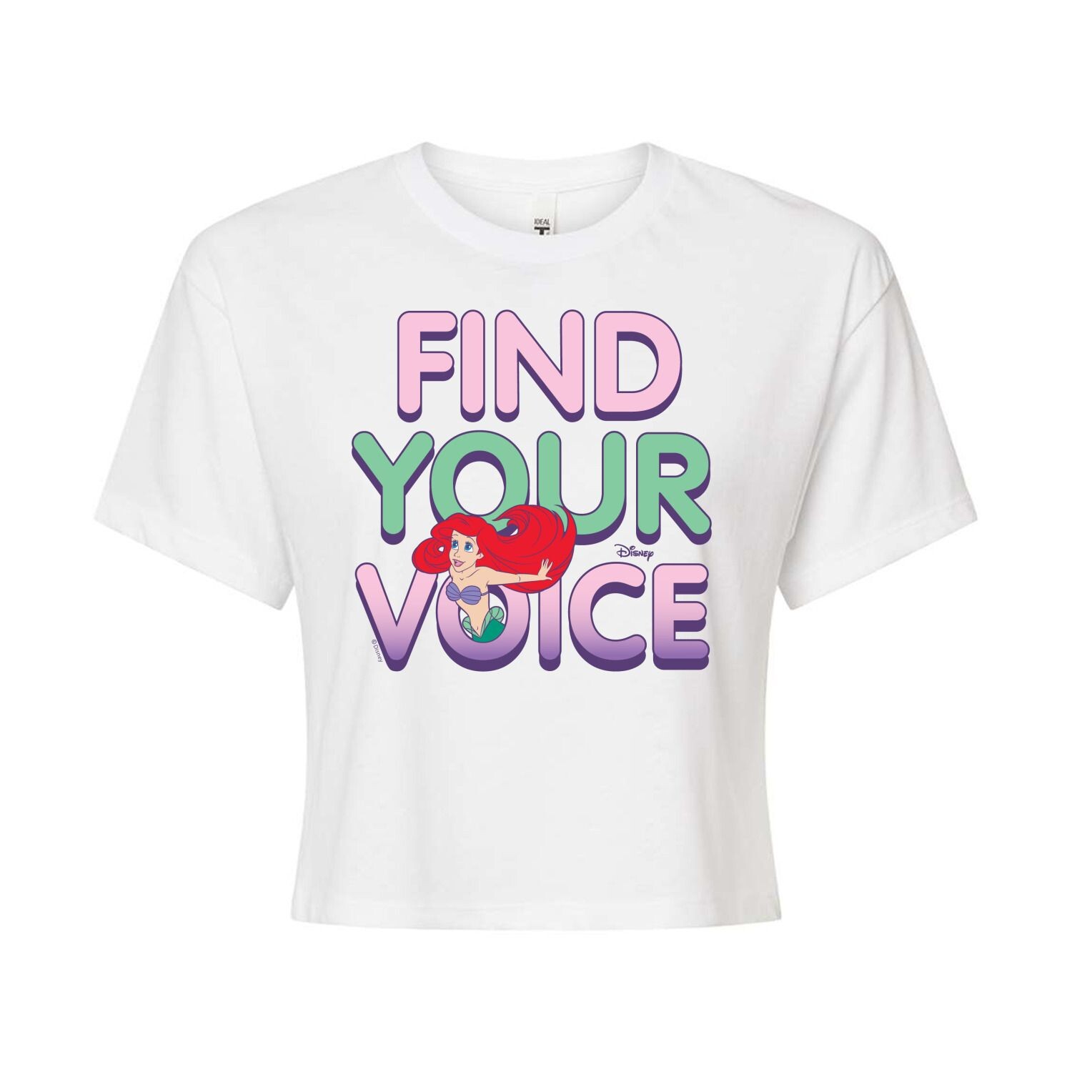 Укороченная футболка Disney's The Little Mermaid Your Voice для юниоров Licensed Character, белый
Укороченная футболка Disney's The Little Mermaid Your Voice для юниоров Licensed Character, белый