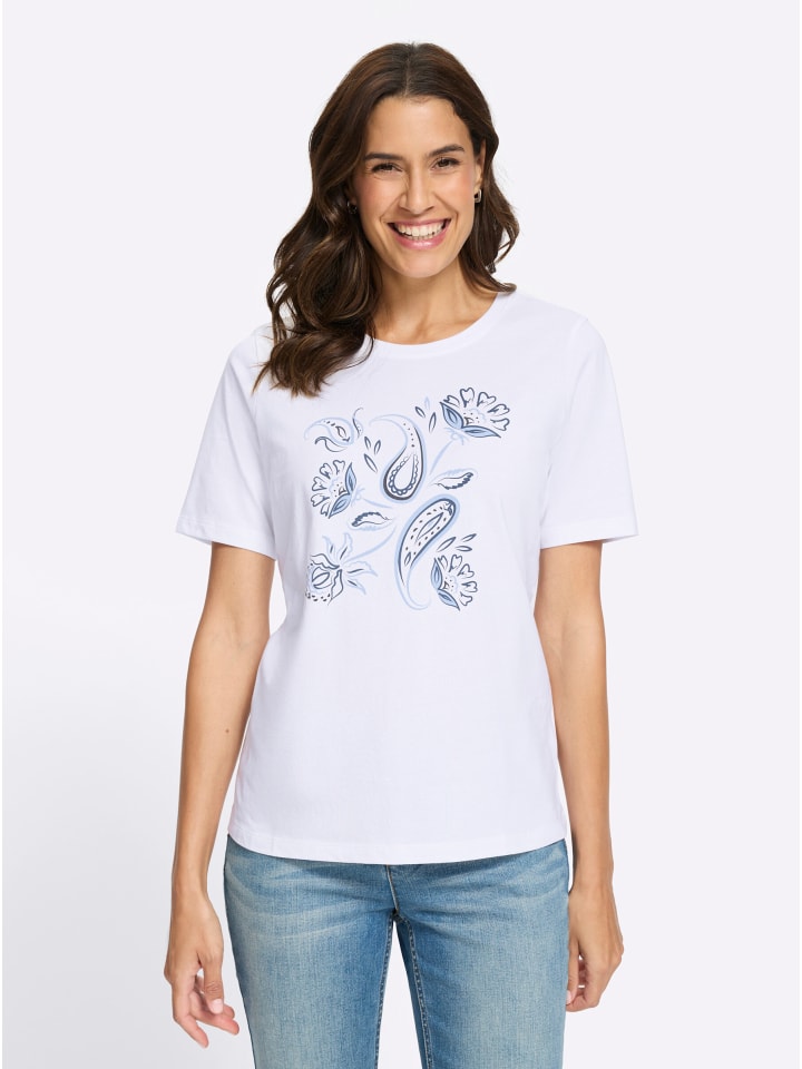 Рубашка с короткими рукавами в бело-синий принт WITT WEIDEN
Рубашка с короткими рукавами в бело-синий принт WITT WEIDEN