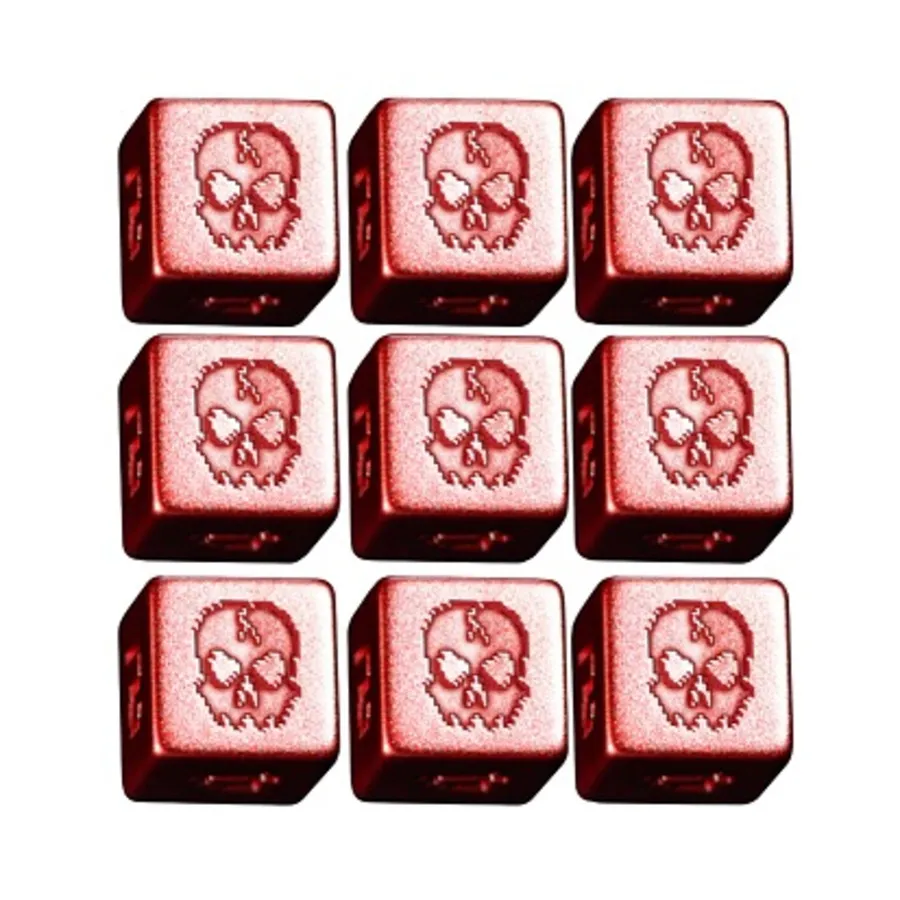 Набор d6 - Кудахчущий кровавый череп (9), 1UP-Dice
Набор d6 - Кудахчущий кровавый череп (9), 1UP-Dice