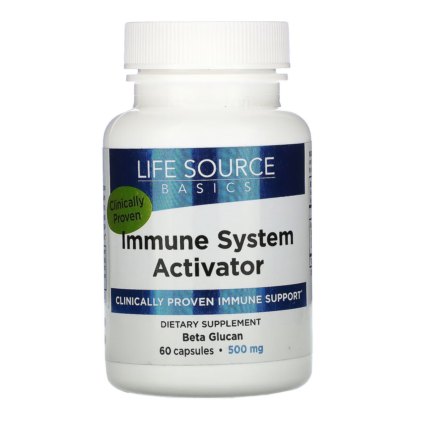 Life Source Basics (WGP Beta Glucan), Активатор иммунной системы, 500 мг, 60 капсул
Life Source Basics (WGP Beta Glucan), Активатор иммунной системы, 500 мг, 60 капсул