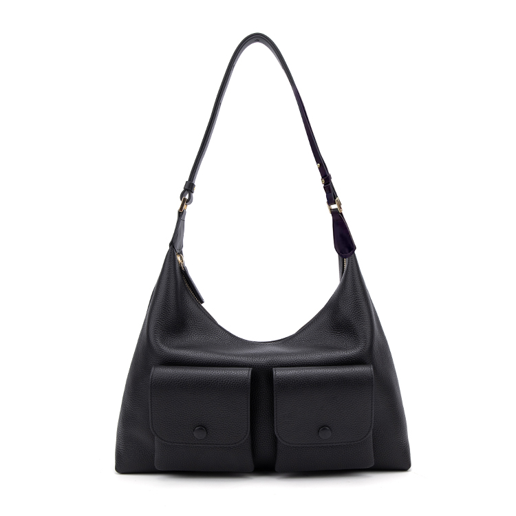 ELLE Сумка через плечо из натуральной кожи крупного рогатого скота Top Grain, большая, женская, Gray/Black
ELLE Сумка через плечо из натуральной кожи крупного рогатого скота Top Grain, большая, женская, Gray/Black