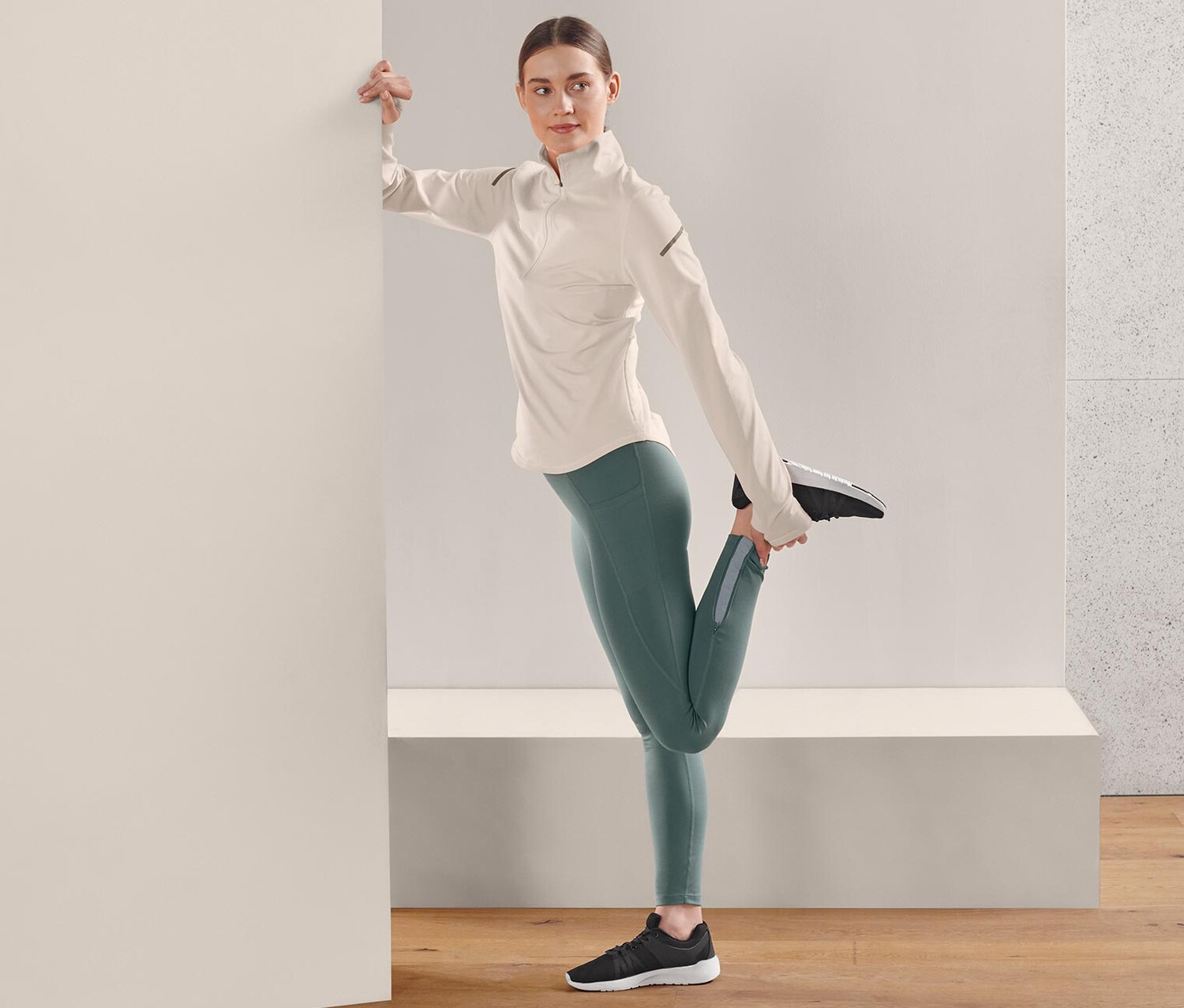 Термоколготки для бега Tchibo, зеленый шалфей
Термоколготки для бега Tchibo, зеленый шалфей