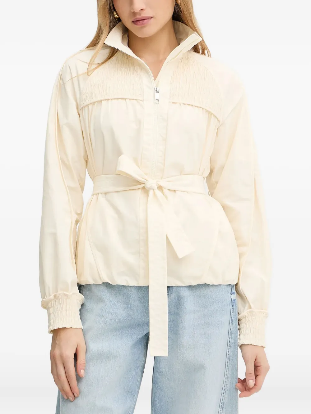 Куртка с эластичной вставкой и сборками BOSS, нейтральный
Куртка с эластичной вставкой и сборками BOSS, нейтральный