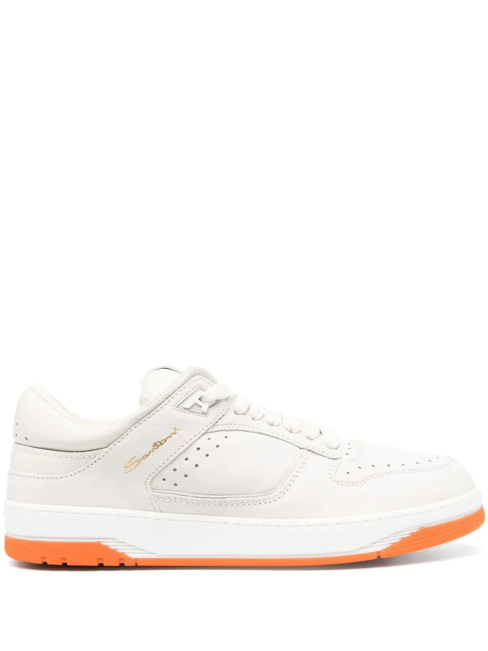 Кроссовки с вышитым логотипом Santoni, нейтральный
Кроссовки с вышитым логотипом Santoni, нейтральный