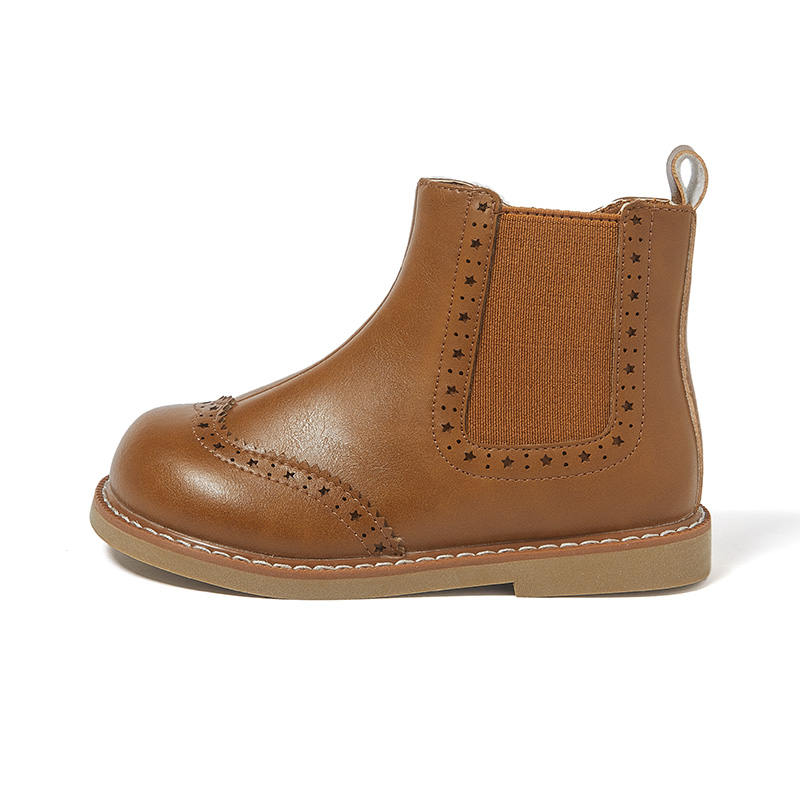 Детские ботинки с низким голенищем Snoffy, Caramel 
Детские ботинки с низким голенищем Snoffy, Caramel