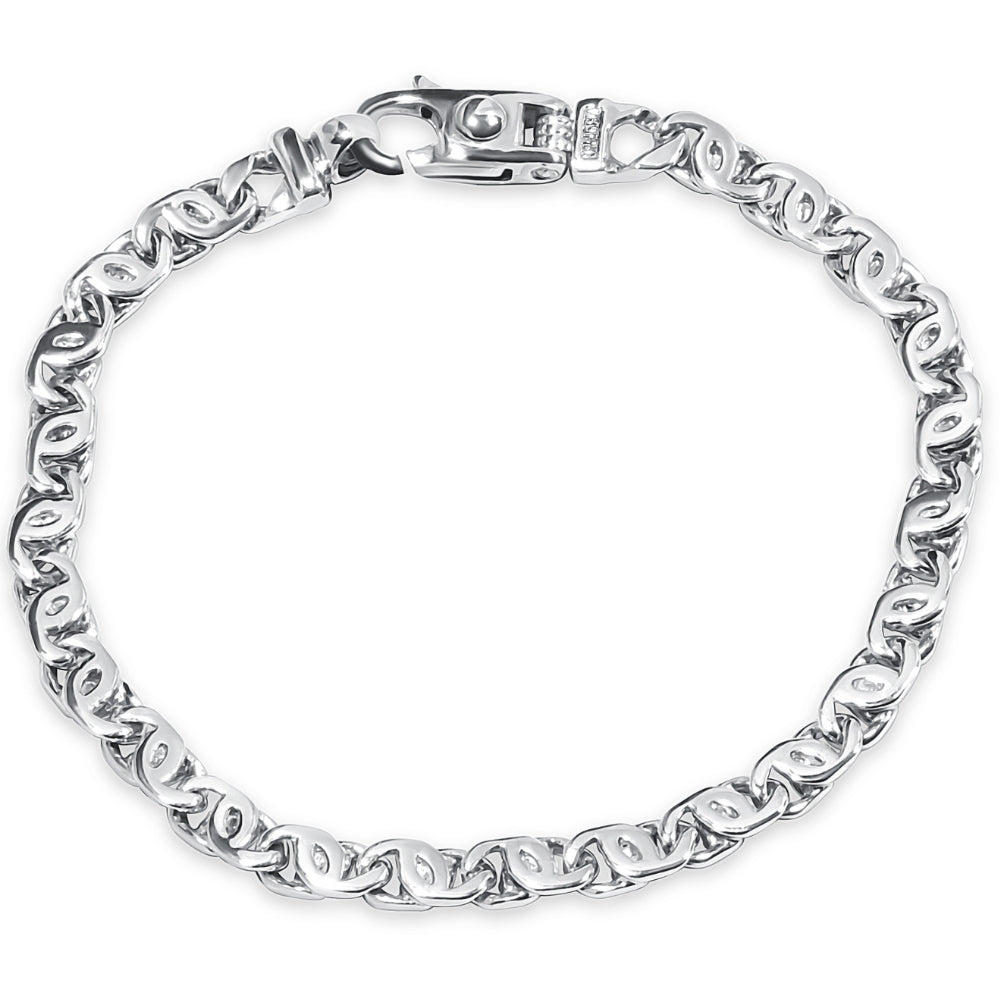 Мужской браслет Mariner Link из 14-каратного золота (18 грамм) или платины (30 грамм), 5,5 мм, 8,25 дюйма Pompeii2, 14K Rose Gold
Мужской браслет Mariner Link из 14-каратного золота (18 грамм) или платины (30 грамм), 5,5 мм, 8,25 дюйма Pompeii2, 14K Rose Gold