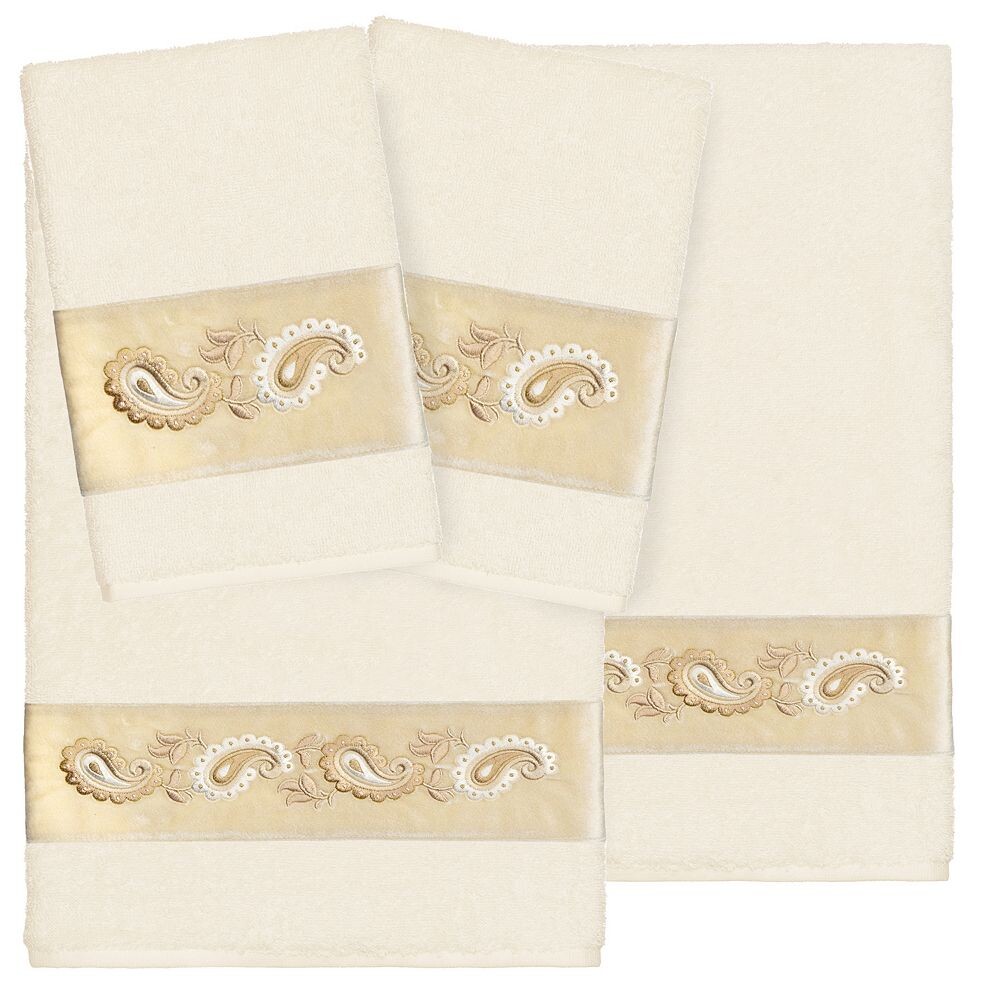 Linum Home Textiles Турецкий хлопок Mackenzie Набор украшенных полотенец из 4 предметов, цвет Cream
Linum Home Textiles Турецкий хлопок Mackenzie Набор украшенных полотенец из 4 предметов, цвет Cream