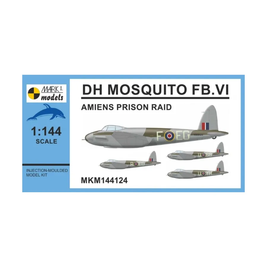 DH Mosquito FB.VI Рейд в тюрьму Амьена, Aircraft Models (1:144) (Mark I Models)
DH Mosquito FB.VI Рейд в тюрьму Амьена, Aircraft Models (1:144) (Mark I Models)