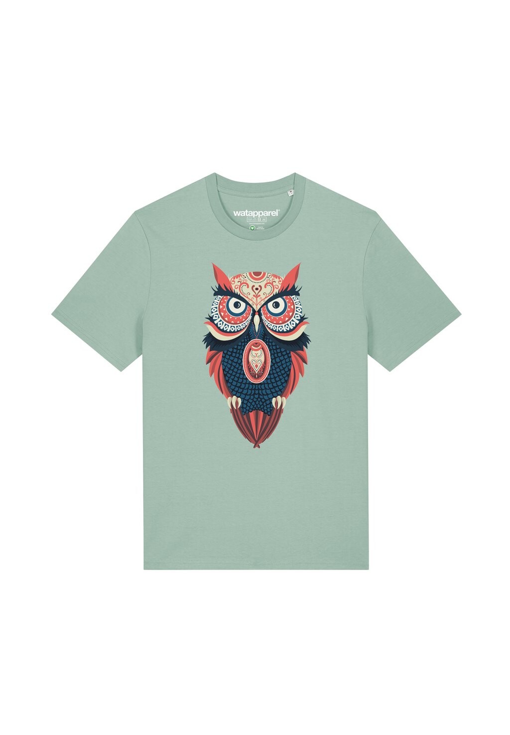 Футболка с принтом COLORFUL OWL watapparel, бирюзовый
Футболка с принтом COLORFUL OWL watapparel, бирюзовый
