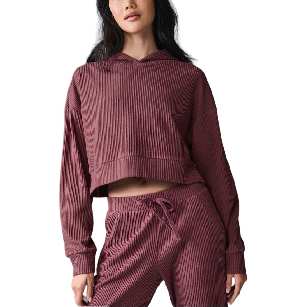 Свитшот женский Alo Yoga, бордовый коричневый
Свитшот женский Alo Yoga, бордовый коричневый