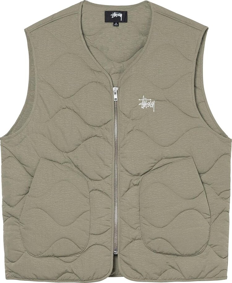 Жилет Stussy Recycled Nylon Liner Vest 'Coyote', зеленый
Жилет Stussy Recycled Nylon Liner Vest 'Coyote', зеленый