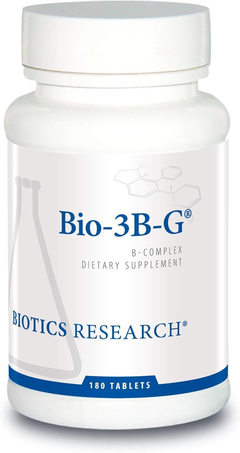 Витамины группы B Biotics Research Bio-3B-G, 180 таблеток
Витамины группы B Biotics Research Bio-3B-G, 180 таблеток