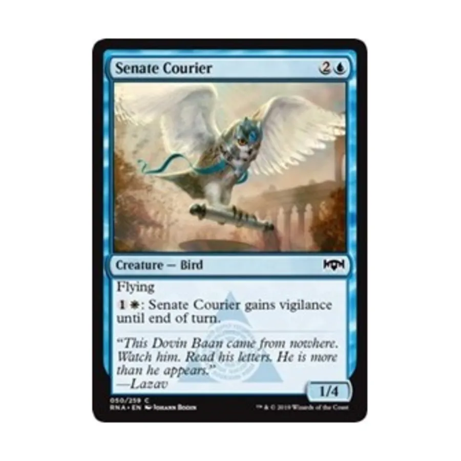 CCG Сенатский курьер (клавиша C), MTG - Ravnica Allegiance
CCG Сенатский курьер (клавиша C), MTG - Ravnica Allegiance