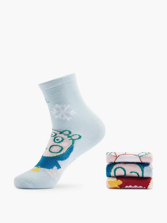 Упаковка из 3 носков. Peppa Pig, синий 
Упаковка из 3 носков. Peppa Pig, синий