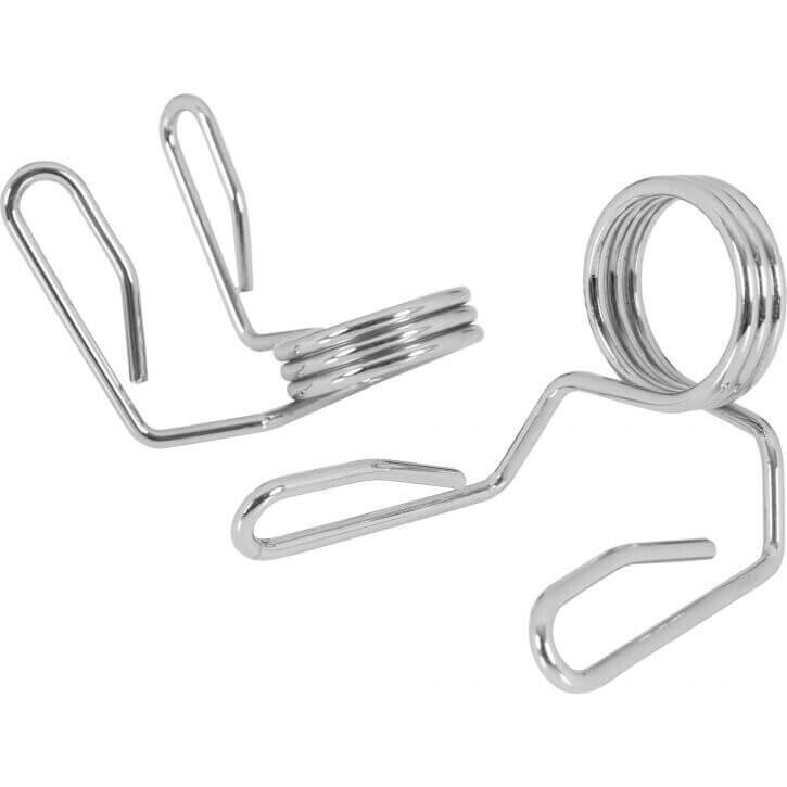 Пружинные замки для штанги 50/51 мм хром набор из 2 шт. GORILLA SPORTS 
Пружинные замки для штанги 50/51 мм хром набор из 2 шт. GORILLA SPORTS