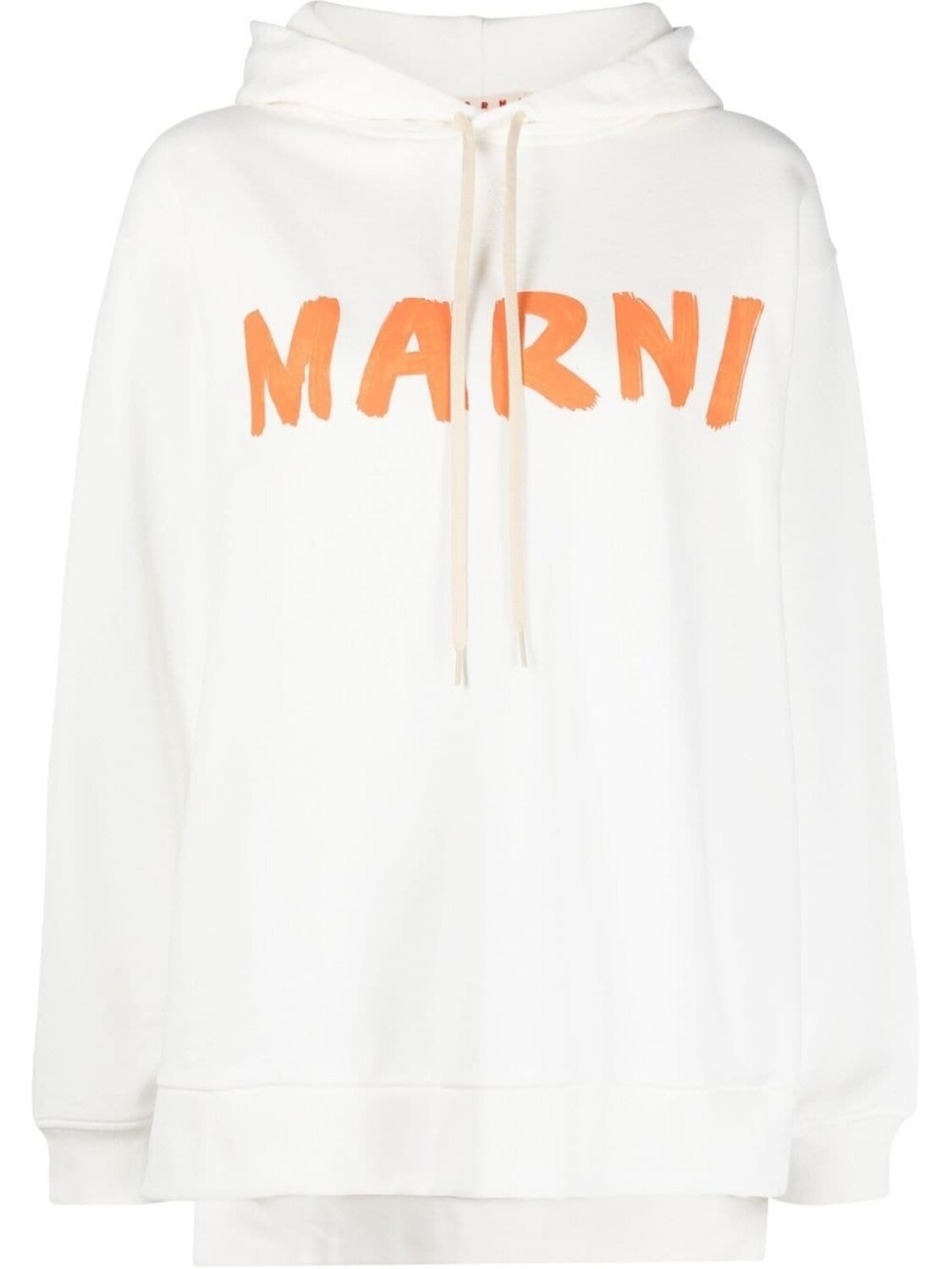 Marni худи с логотипом, белый 
Marni худи с логотипом, белый