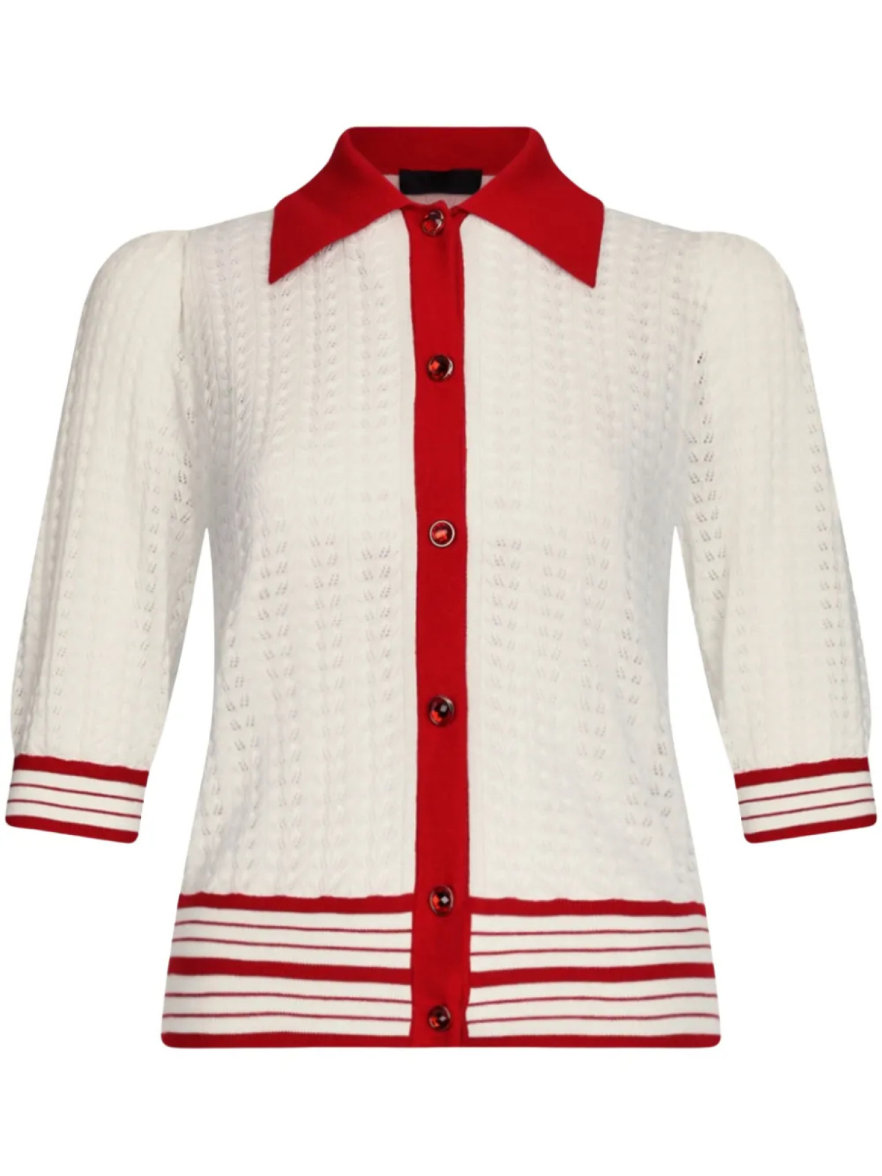 LIU JO кардиган в двух тонах, белый 
LIU JO кардиган в двух тонах, белый