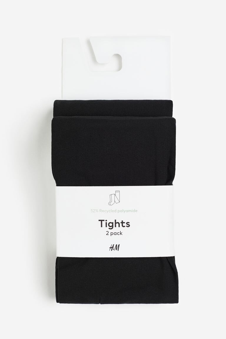 Набор из 2 пар колготок H&M 40 Denier, черный
Набор из 2 пар колготок H&M 40 Denier, черный
