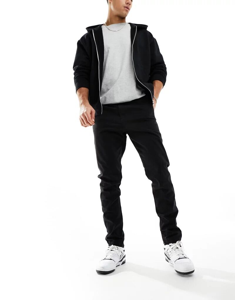 Черные узкие брюки чиносы Jack & Jones Intelligence
Черные узкие брюки чиносы Jack & Jones Intelligence