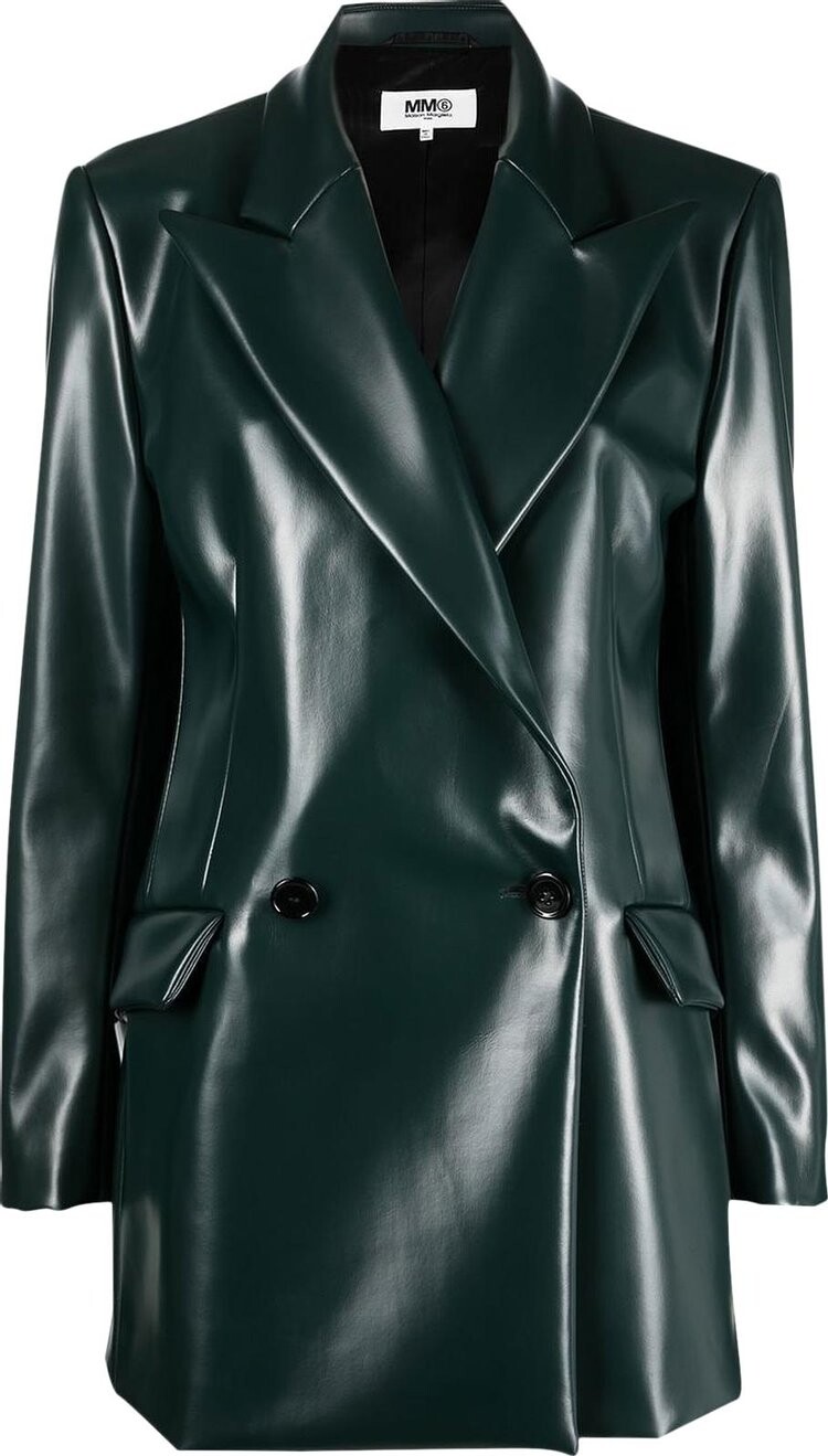 Блейзер MM6 Maison Margiela Blazer 'Petrol Green', зеленый 
Блейзер MM6 Maison Margiela Blazer 'Petrol Green', зеленый