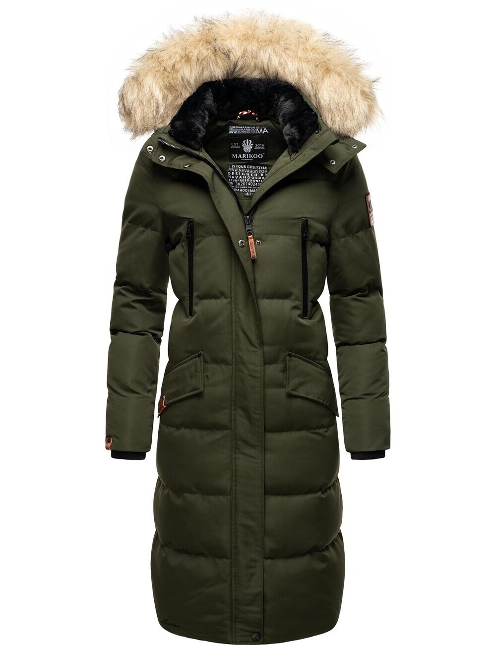 Зимнее пальто MARIKOO Schneesternchen, зеленый
Зимнее пальто MARIKOO Schneesternchen, зеленый