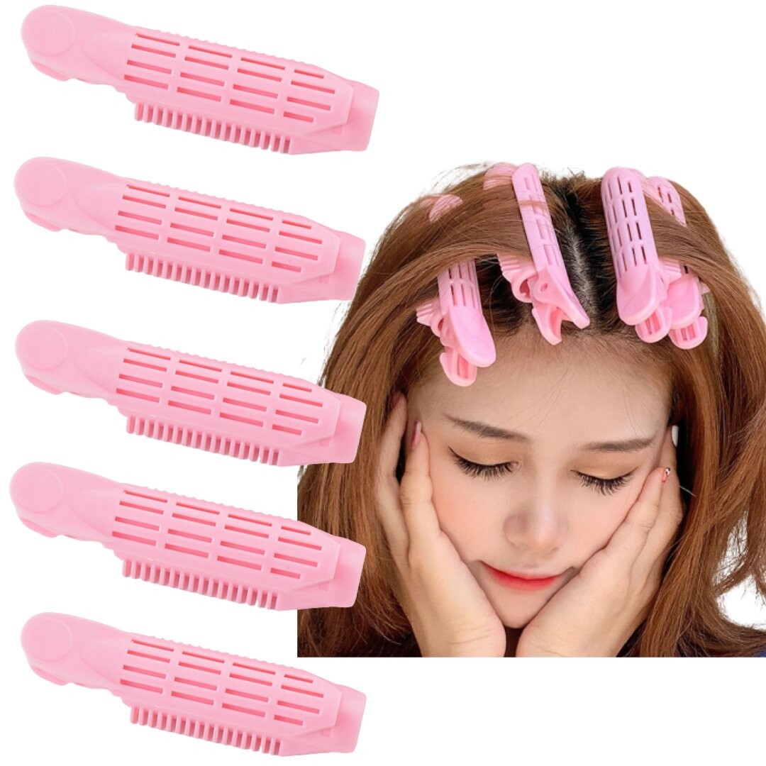 Заколка-бигуди, приподнимающая волосы у корней, 5 шт. розовые Deni Carte 
Заколка-бигуди, приподнимающая волосы у корней, 5 шт. розовые Deni Carte