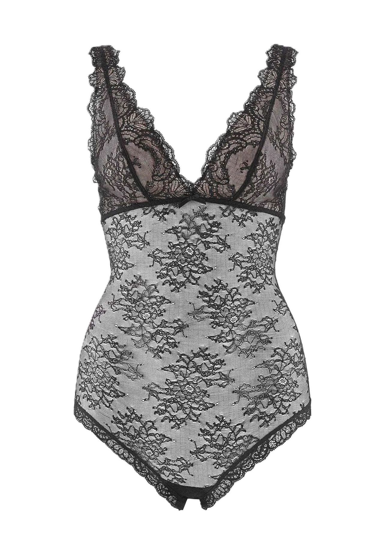 Женское кружевное боди с V-образным вырезом Og Danse Des Sens Aubade, черный
Женское кружевное боди с V-образным вырезом Og Danse Des Sens Aubade, черный