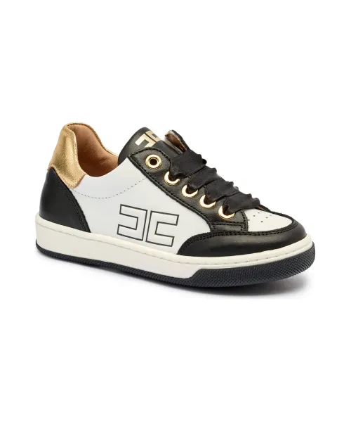 Кожаные кроссовки Elisabetta Franchi, черный
Кожаные кроссовки Elisabetta Franchi, черный