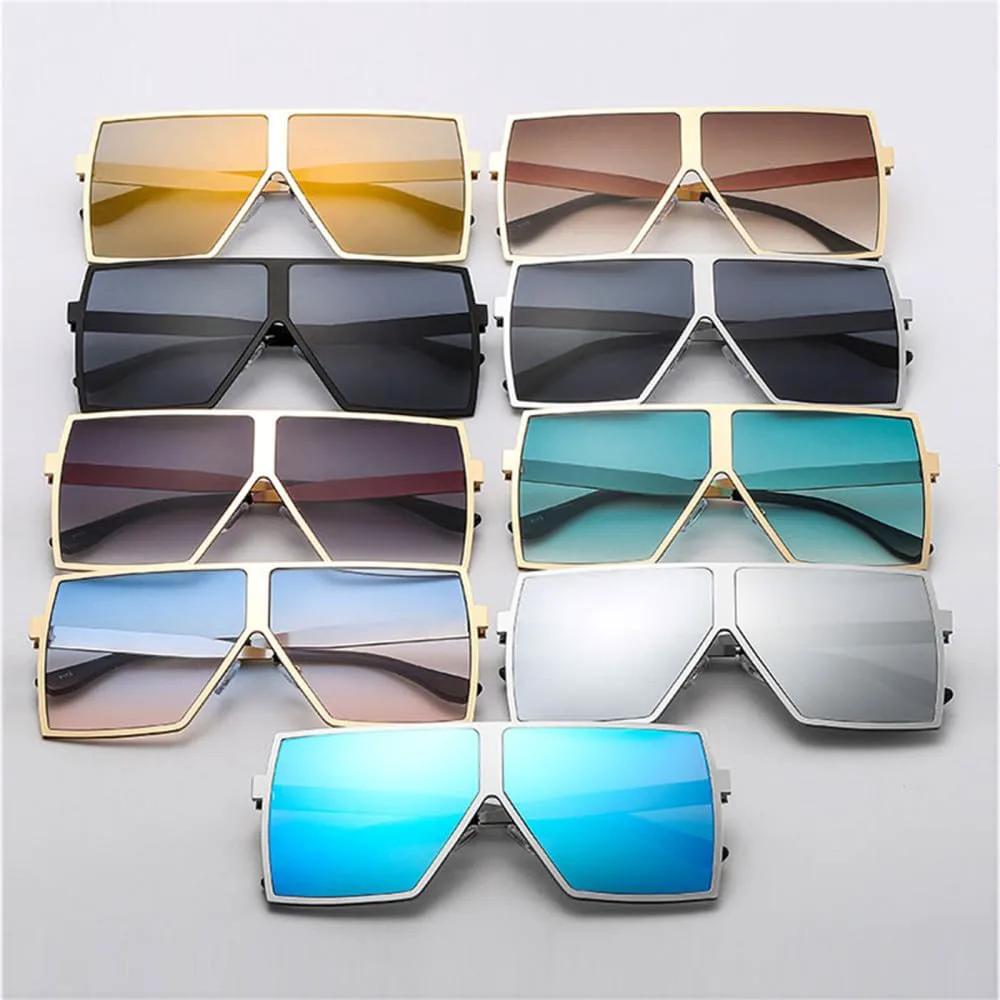 Большие солнцезащитные очки для женщин, массивная металлическая оправа, винтажные солнцезащитные очки для мужчин, зеркальные солнцезащитные очки UV400 LANGSER, 4
Большие солнцезащитные очки для женщин, массивная металлическая оправа, винтажные солнцезащитные очки для мужчин, зеркальные солнцезащитные очки UV400 LANGSER, 4