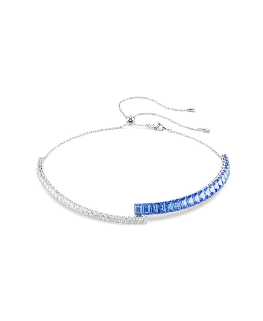 Колье-чокер Matrix с родиевым покрытием Swarovski, Blue
Колье-чокер Matrix с родиевым покрытием Swarovski, Blue