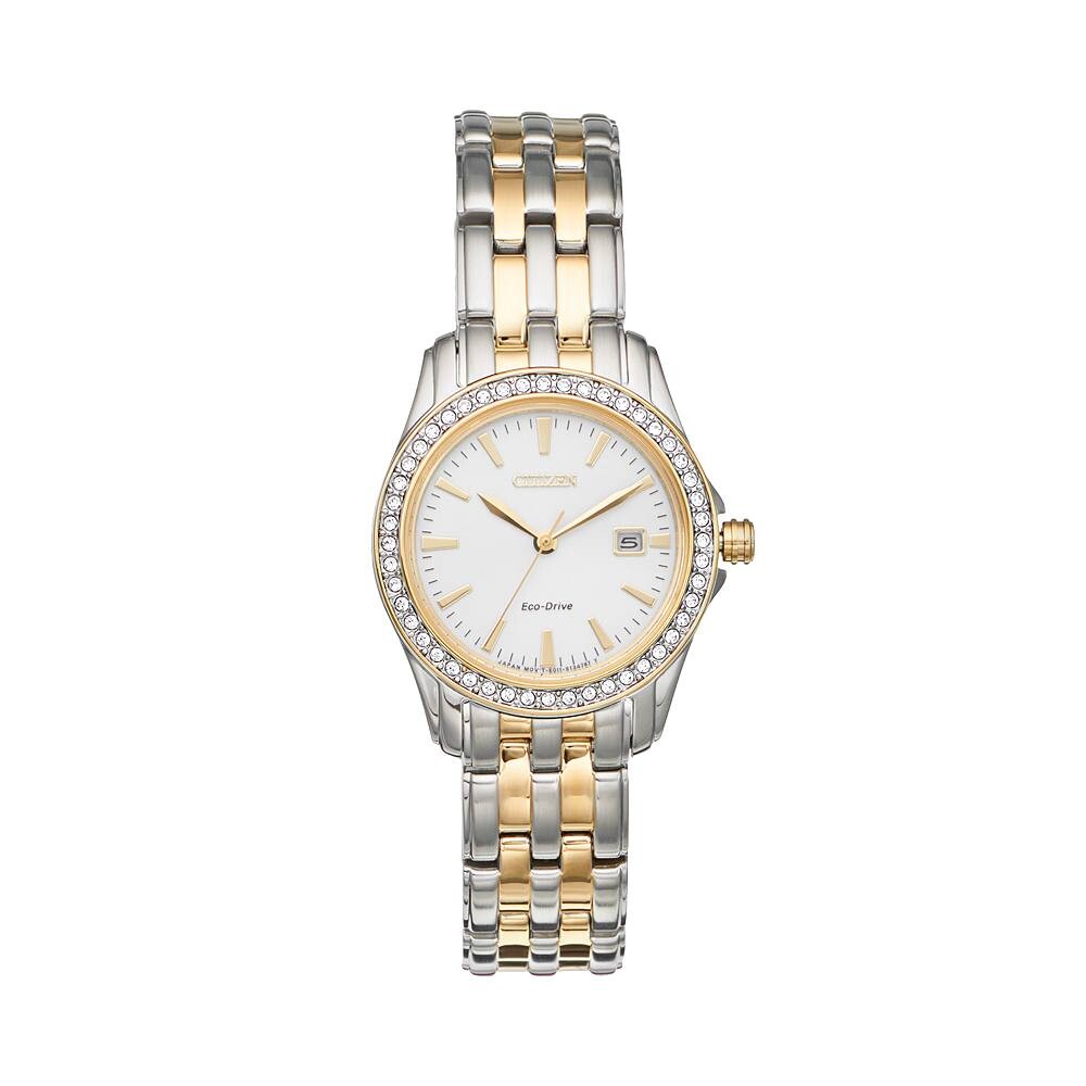Женские двухцветные часы Citizen Eco-Drive Silhouette из нержавеющей стали - EW1908-59A, мультиколор
Женские двухцветные часы Citizen Eco-Drive Silhouette из нержавеющей стали - EW1908-59A, мультиколор