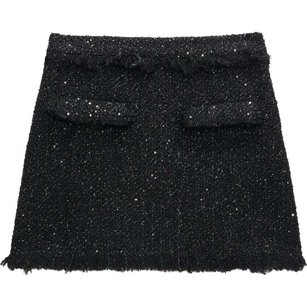 Мини-юбка из букле с завышенной талией и бахромой MSGM, черный
Мини-юбка из букле с завышенной талией и бахромой MSGM, черный