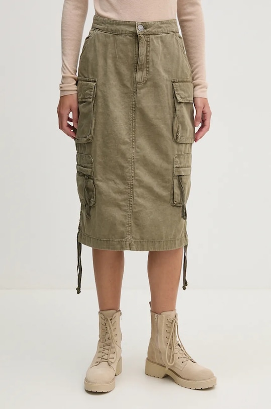 Хлопковая юбка Alpha Industries, зеленый
Хлопковая юбка Alpha Industries, зеленый