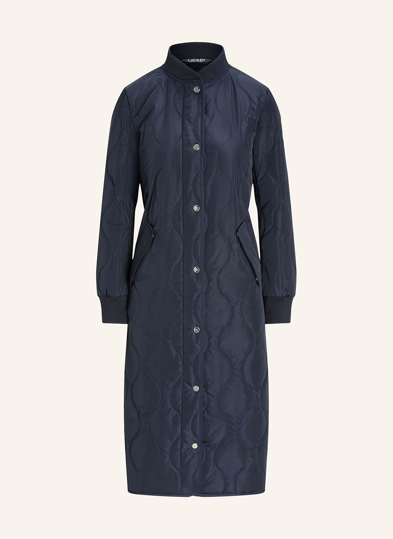 Стеганое пальто Lauren Ralph Lauren, синий 
Стеганое пальто Lauren Ralph Lauren, синий