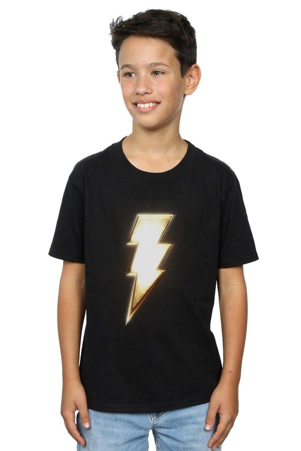 Футболка с логотипом Shazam Bolt DC Comics, черный
Футболка с логотипом Shazam Bolt DC Comics, черный