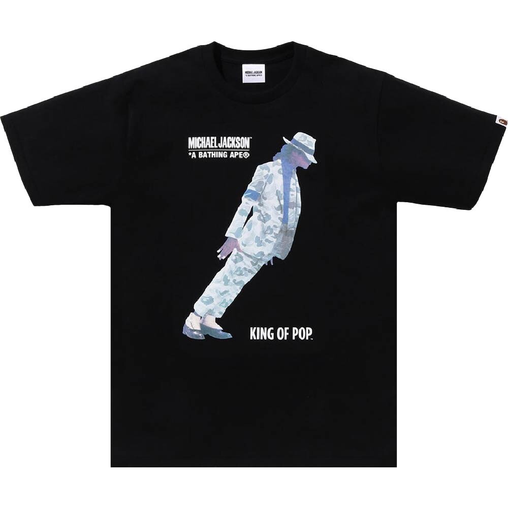 Футболка BAPE x Michael Jackson, черный 
Футболка BAPE x Michael Jackson, черный