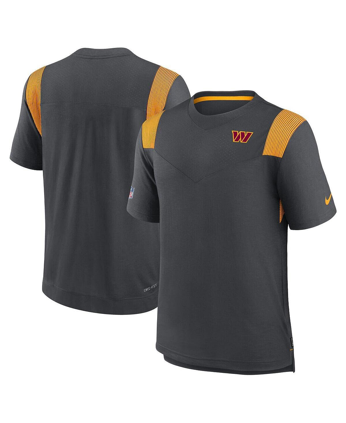 Мужская темно-серая футболка washington commanders sideline tonal logo performance player Nike, мульти
Мужская темно-серая футболка washington commanders sideline tonal logo performance player Nike, мульти