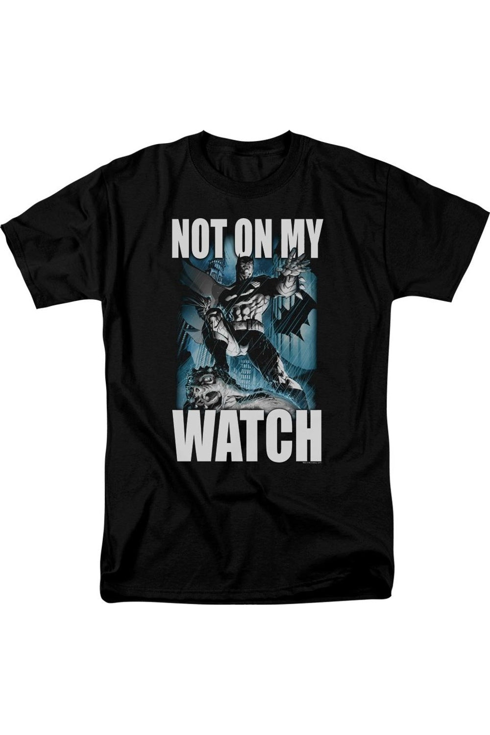 Футболка с коротким рукавом для взрослых «Бэтмен не на моих часах» Gildan, черный
Футболка с коротким рукавом для взрослых «Бэтмен не на моих часах» Gildan, черный