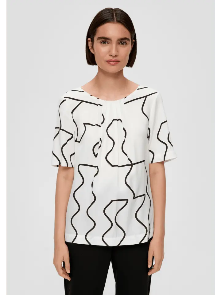 Блуза sOliver BLACK LABEL kurzarm, кремовый
Блуза sOliver BLACK LABEL kurzarm, кремовый