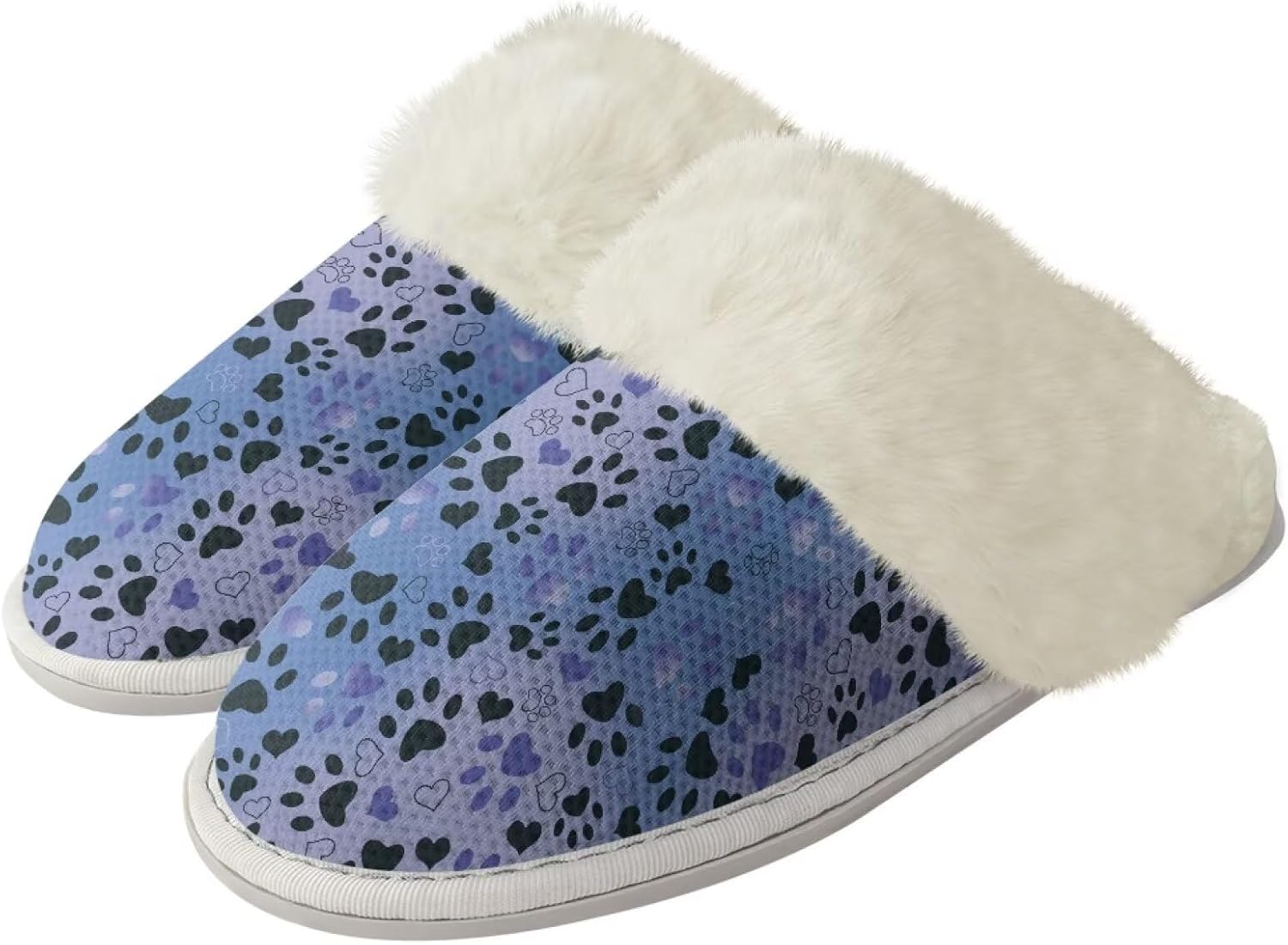 Мягкие тапочки для женщин и мужчин, зимние теплые домашние тапочки на скользкой подошве, унисекс, мягкие плюшевые, закрытый носок, для дома, ванной или отеля Watdotory, Dog Paw Hearts
Мягкие тапочки для женщин и мужчин, зимние теплые домашние тапочки на скользкой подошве, унисекс, мягкие плюшевые, закрытый носок, для дома, ванной или отеля Watdotory, Dog Paw Hearts