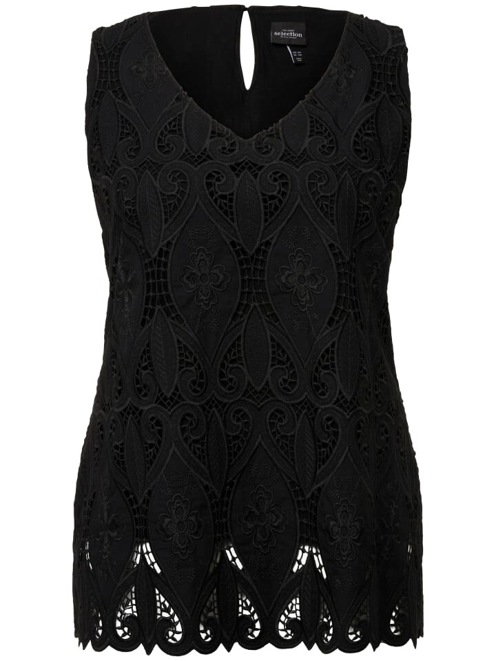 Блуза Ulla Popken ntop, черный
Блуза Ulla Popken ntop, черный