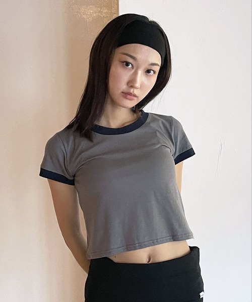 Футболка с контрастной отделкой, базовый крой, бренд FOLLOWIN, серый
Футболка с контрастной отделкой, базовый крой, бренд FOLLOWIN, серый