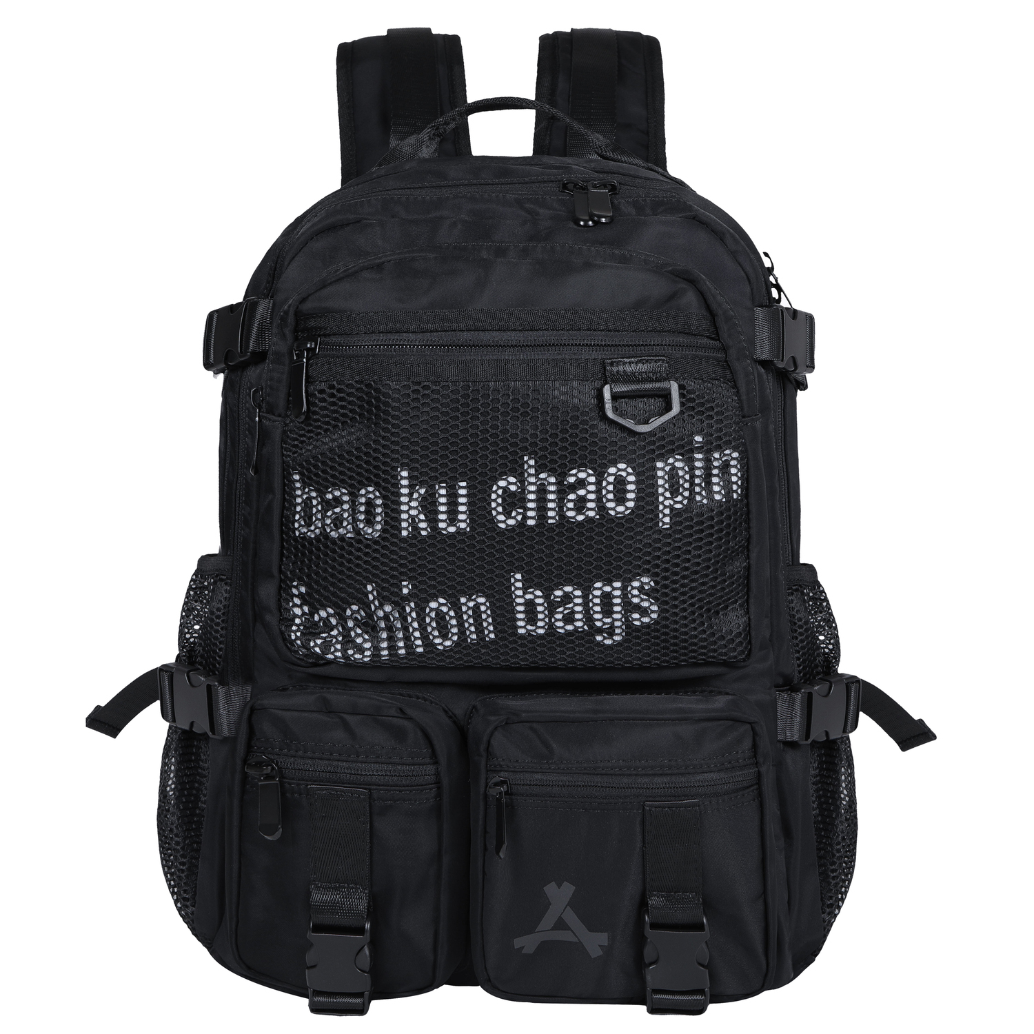 KONADCT Нейлоновый вместительный черный рюкзак для студентов Унисекс, Black
KONADCT Нейлоновый вместительный черный рюкзак для студентов Унисекс, Black