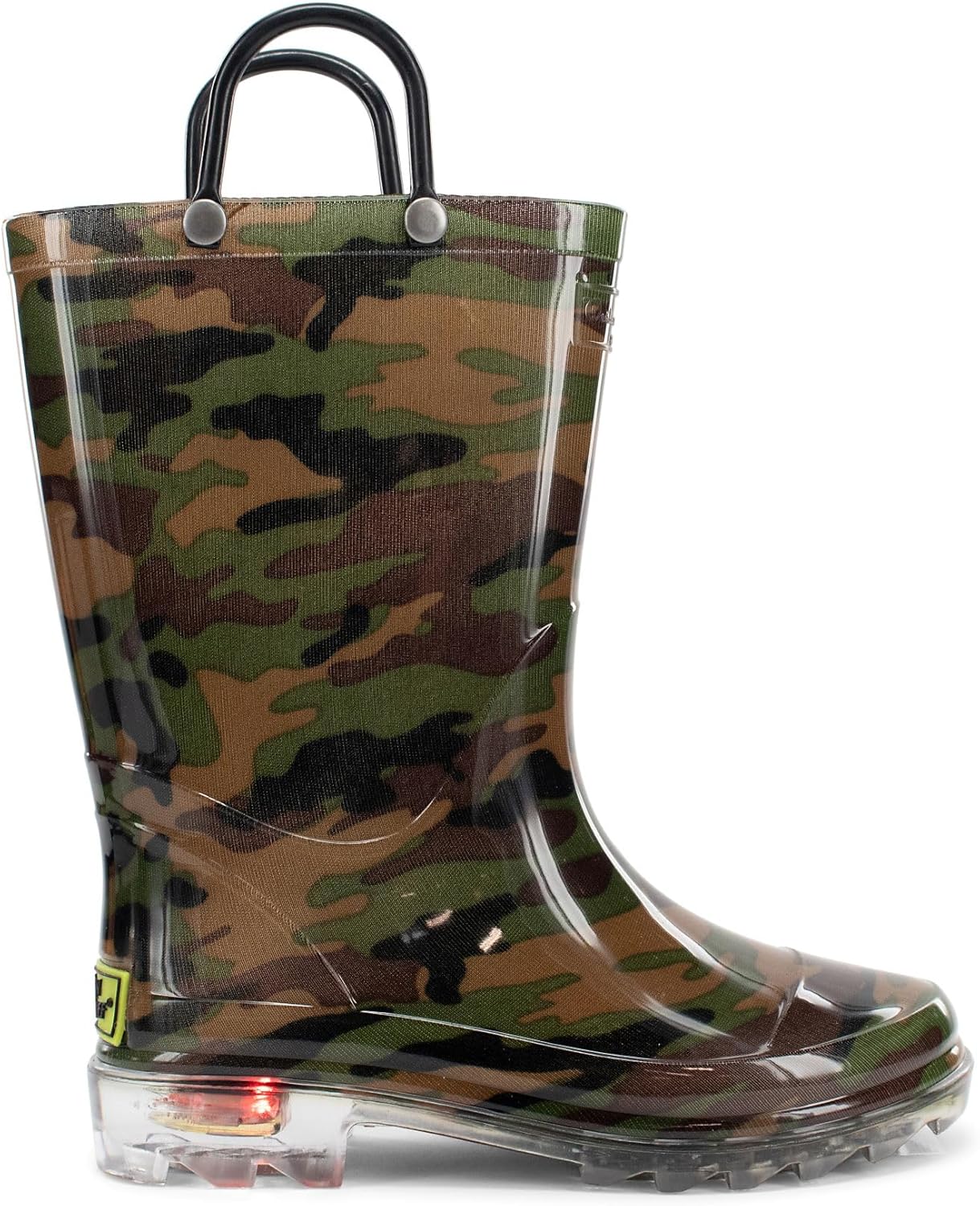 Детские водонепроницаемые светящиеся резиновые сапоги Western Chief с ручками для удобного надевания и снятия для мальчиков и девочек, зеленый
Детские водонепроницаемые светящиеся резиновые сапоги Western Chief с ручками для удобного надевания и снятия для мальчиков и девочек, зеленый