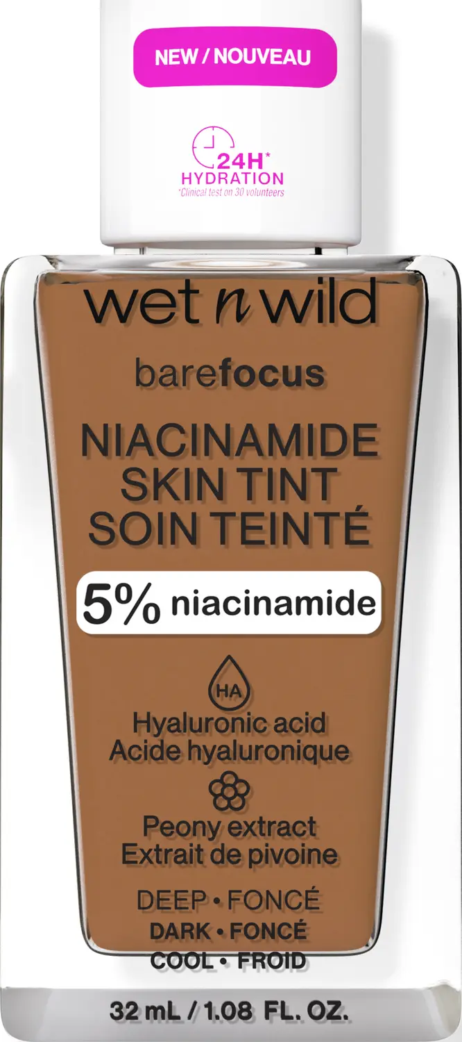 Тональный крем wet n wild bare Focus Niacinamide Skin Tint Deep
Тональный крем wet n wild bare Focus Niacinamide Skin Tint Deep